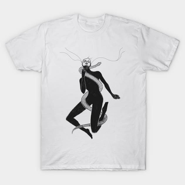 Woman T-Shirt by mikekoubou